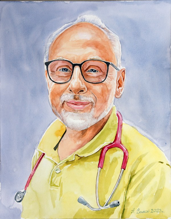 portret akwarelą 6 akwarelowy portret 6