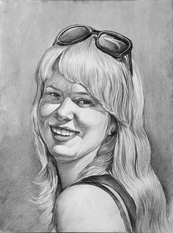 portret kobiety ołówkiem portret kobiety 1