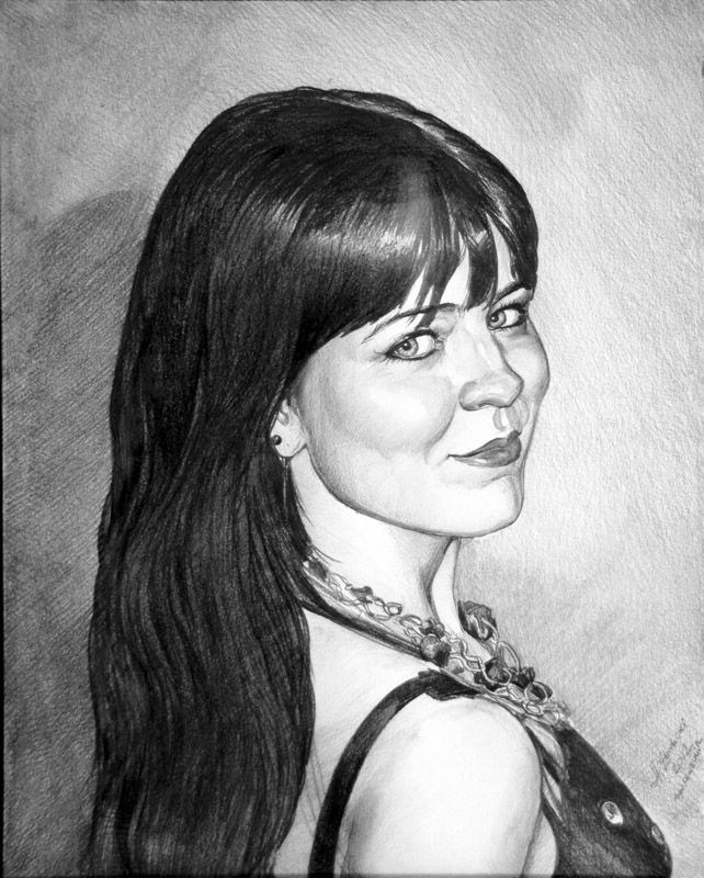 portret dziewczyny ołówkiem portret ołówkiem 3